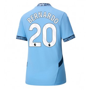 Manchester City Bernardo Silva #20 Dámské Domácí Dres 2024-25 Krátký Rukáv